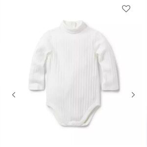 Janie and Jack Baby Ribbed Turtleneck Bodysuit 12M NWT